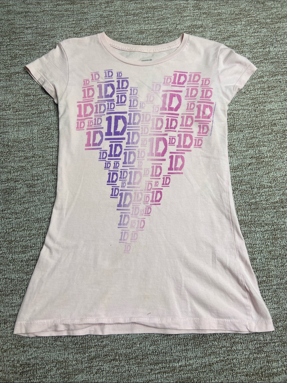 1D Pink 2010s Nostalgic Y2K shirt